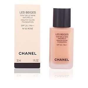Image of LES BEIGES teint belle mine naturelle SPF25 #32-rose