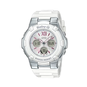 Image of Casio Baby-G Standard Analog-Digital Watch BGA-110BL-7B - White