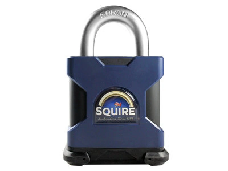 Image of Squire Ss65Sbx Ss65S Stronghold Solid Steel Padlock 65mm Cen5 Boxed Hsqss65Sbx
