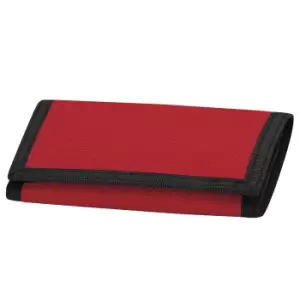 Image of Bagbase Ripper Wallet (One Size) (Classic Red)