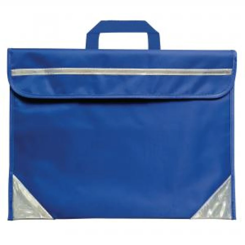Image of Duo Printed Book Bag Royal