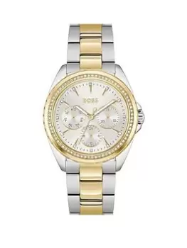 Image of BOSS Ladies BOSS ATEA Two Tone Colour Bracelet Watch, Two Tone, Women