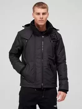 Image of Superdry Mountain Windcheater, Black, Size S, Men