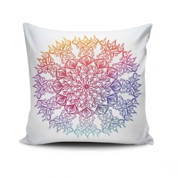 Image of MANDALA-31 - No Filling Multicolor Cushion Cover