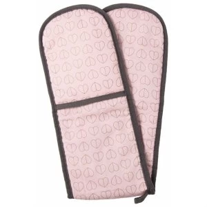 Image of Beau & Elliot Champagne Edit Blush Double Oven Gloves
