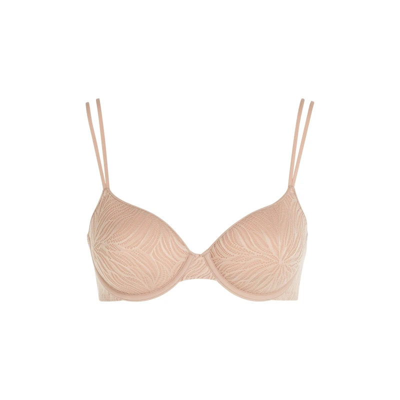 Image of Calvin Klein Marquisette Lightly Lined Demi Bra - Pink Pink 30D