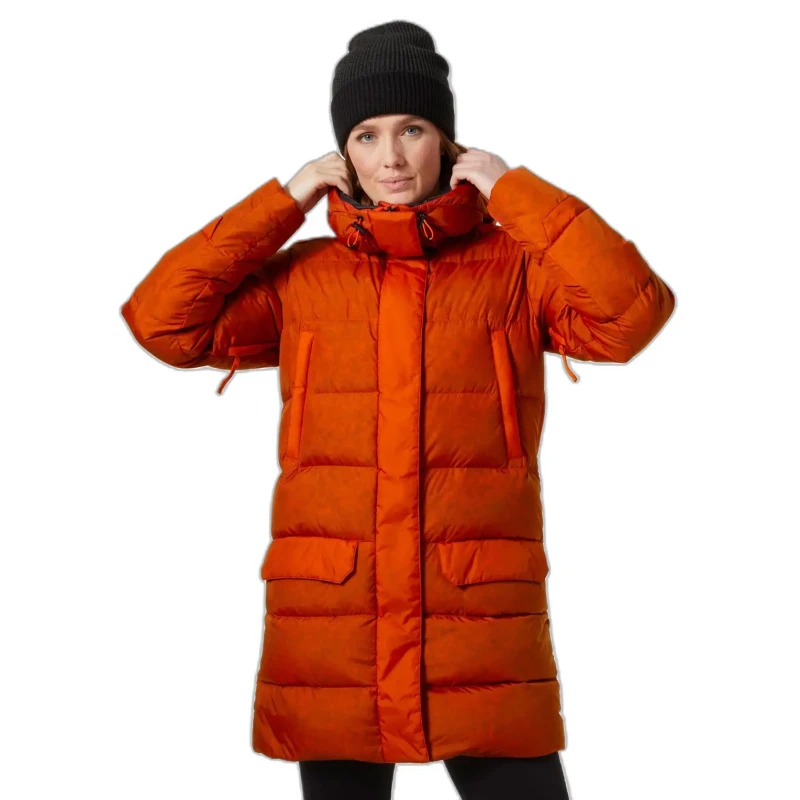 Image of Helly Hansen Puffer Jacket Helly Hansen Arctic Patrol H2 Flow Orange Female S
