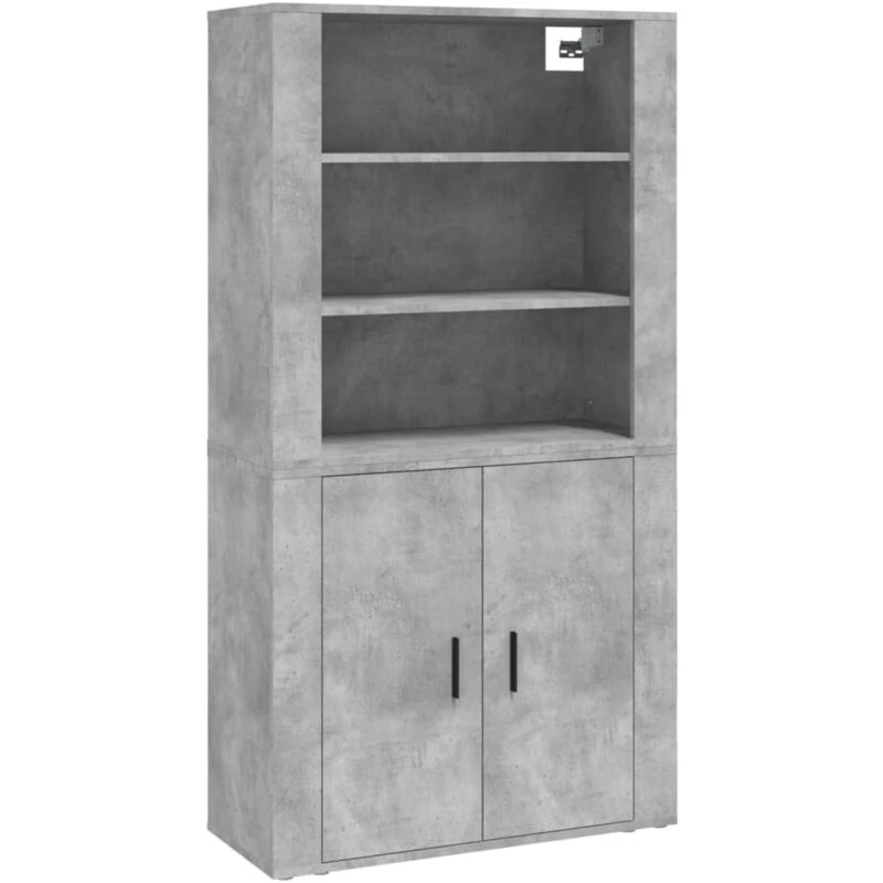 Image of VIDAXL Highboard Concrete Grey Engineered Wood Vidaxl 3185363