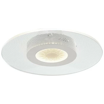 Image of Fan Europe Lighting - Fan Europe ETERNITY LED Semi Flush Light White 2720lm 4000K 50x15cm