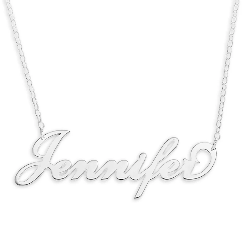 Image of Other Personalised Silver Name Silver unisex one size