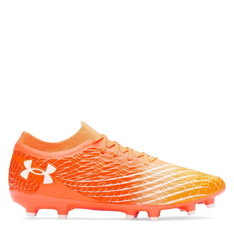 Image of Under Armour Magnetico Pro Adults Firm Ground Football Boots Orange/White male 7 (41)
