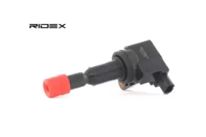 Image of RIDEX Ignition coil 689C0129 Coil pack,Ignition coil pack HONDA,CIVIC VIII Hatchback (FN, FK),Jazz II Schragheck (GD_, GE3, GE2)