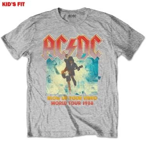 Image of AC/DC - Blow Up Your Video Kids 3 - 4 Years T-Shirt - Grey