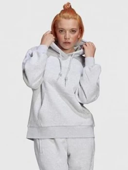 Image of adidas Originals Oversized Hoodie - Grey, Size 6, Women