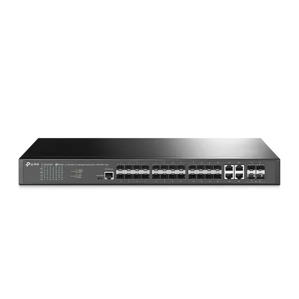 Image of TP Link Omada 24-Port SFP L2+ Managed Switch with 4 10GE SFP+ Slots SG3428XF