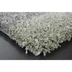 Image of Homespace Direct - Mehari Pastel Squares 67x140cm Large Rug Carpet Thick Pile Rugs Living Room Bedroom - Multicoloured