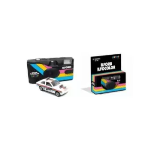 Image of Ilford Ilfocolor Rapid Retro Single Use Camera, black