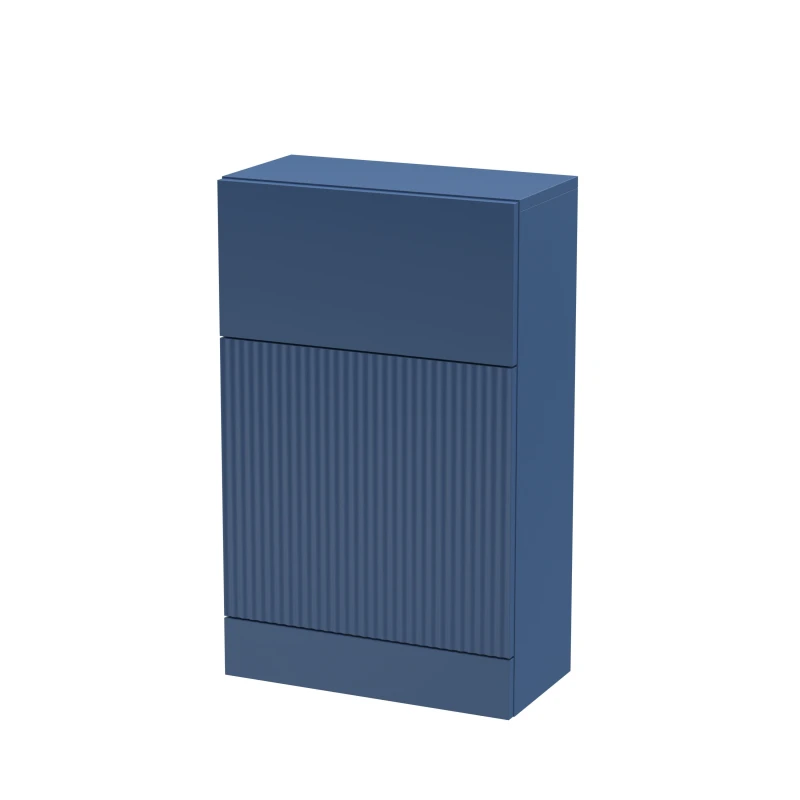 Image of Balterley Fluted 500mm Floor Standing WC Unit - Blue Blue Unisex