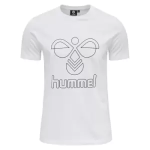 Image of Hummel Print Graphic T Shirt Mens - White