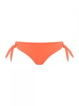 Image of Freya Deco tie side bikini bottom Coral