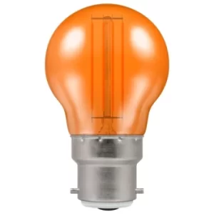 Image of Crompton LED Filament Round 4.5W Orange BC-B22d