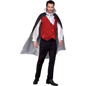 Image of Reversible Vampire Cape with Collar