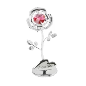 Image of Crystocraft Rose I Love You (Crystals From Swarovski)