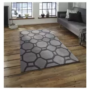 Image of Noble House 4338 Grey 120cm x 170cm Rectangle