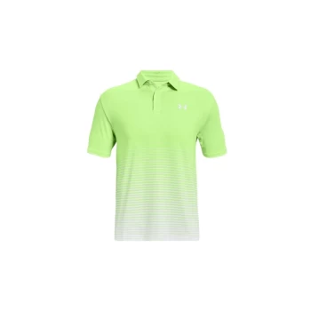 Image of Under Armour Mens Playoff Polo 2.0 - SUMMER LIME/White - S