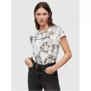 Image of AllSaints AllSaints Buruberu Anna T-Shirt Womens - White