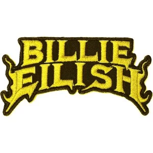 Image of Billie Eilish - Flame Yellow Standard Patch