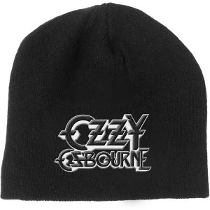 Image of Ozzy Osbourne - Logo Mens Beanie Hat - Black