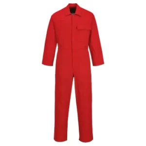 Image of Safe Welder Mens Overall Red Medium 32"