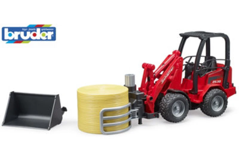 Image of Bruder Bruder 1:16 Schffer Compact loader 2630 with bale Multi unisex 01:16