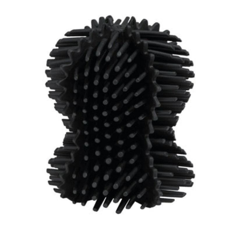 Image of ReBorn Reborn Recycled Toilet Brush Head - Graphite Black Replacement - With 360 Hourglass Brush Head - Made In The Uk
