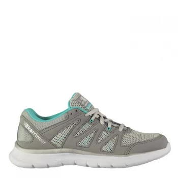 Image of Karrimor Duma Junior Girls Running Shoes - Grey/Turq