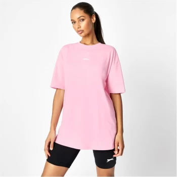 Image of Slazenger x Sophia & Cinzia Oversized T-Shirt - Pink
