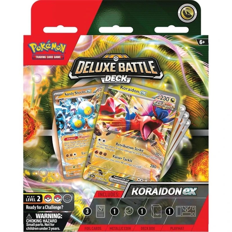 Image of GAME GAME Pokemon TCG Deluxe Battle Deck Koraidon ex - None One Size Unisex