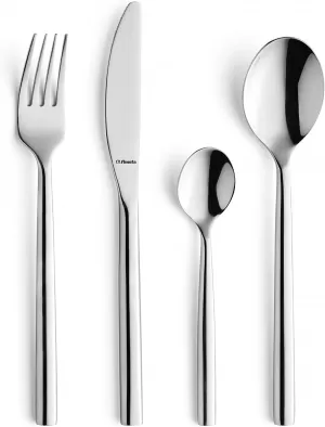 Image of Amefa Modern Premium Carlton Cutlery Set for 4 People, Set of 16