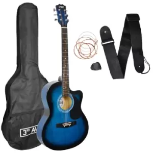 Image of 3Rd Avenue Cutaway Acoustic Guitar Pack - Blueburst
