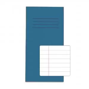 Image of RHINO 8 x 4 Exercise Book 32 Pages 16 Leaf Light Blue 12mm Lined