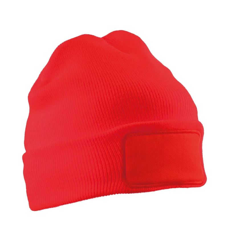 Image of Result Result Men Thinsulate Printable Beanie in Red Red One Size Male 5059699693241