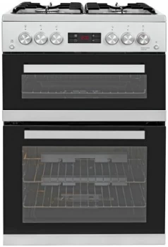 Image of Beko KDG653S 60cm Double Oven Gas Cooker