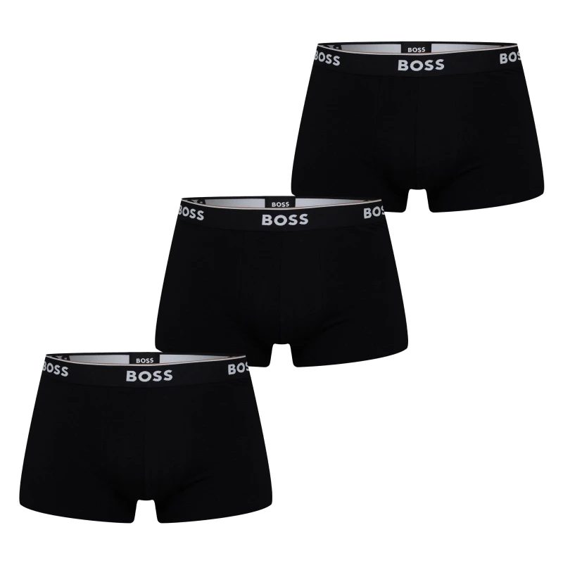 Image of Boss Trunk 3 Pack Black 001 male 2X Large