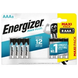 Image of Energizer Max Plus AAA Batteries 8 Pack