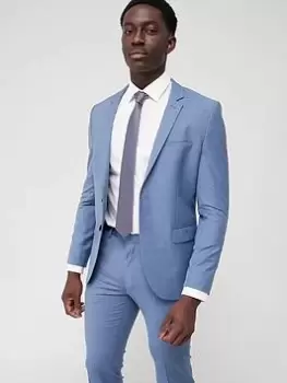 Image of HUGO Arti Wedding Suit Jacket - Light Pastel Blue , Light Pastel Blue, Size 48, Men