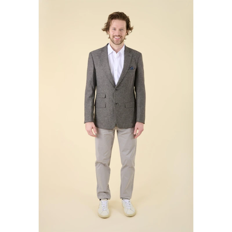 Image of Harvey and Jones Mens Tailored Fit Blazer Grey male 40 (50)