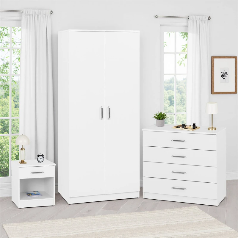 Image of Seconique Dakotia Trio in White White Unisex