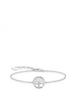Image of Thomas Sabo Sterling Silver Tree of Love Bracelet, Silver, Women