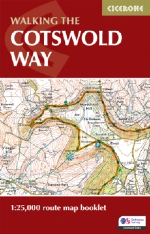 Image of The Cotswold Way Map Booklet : 1:25,000 OS Route Mapping Paperback / softback